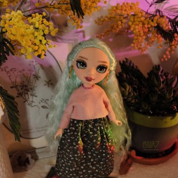 фотосессия с мимозой