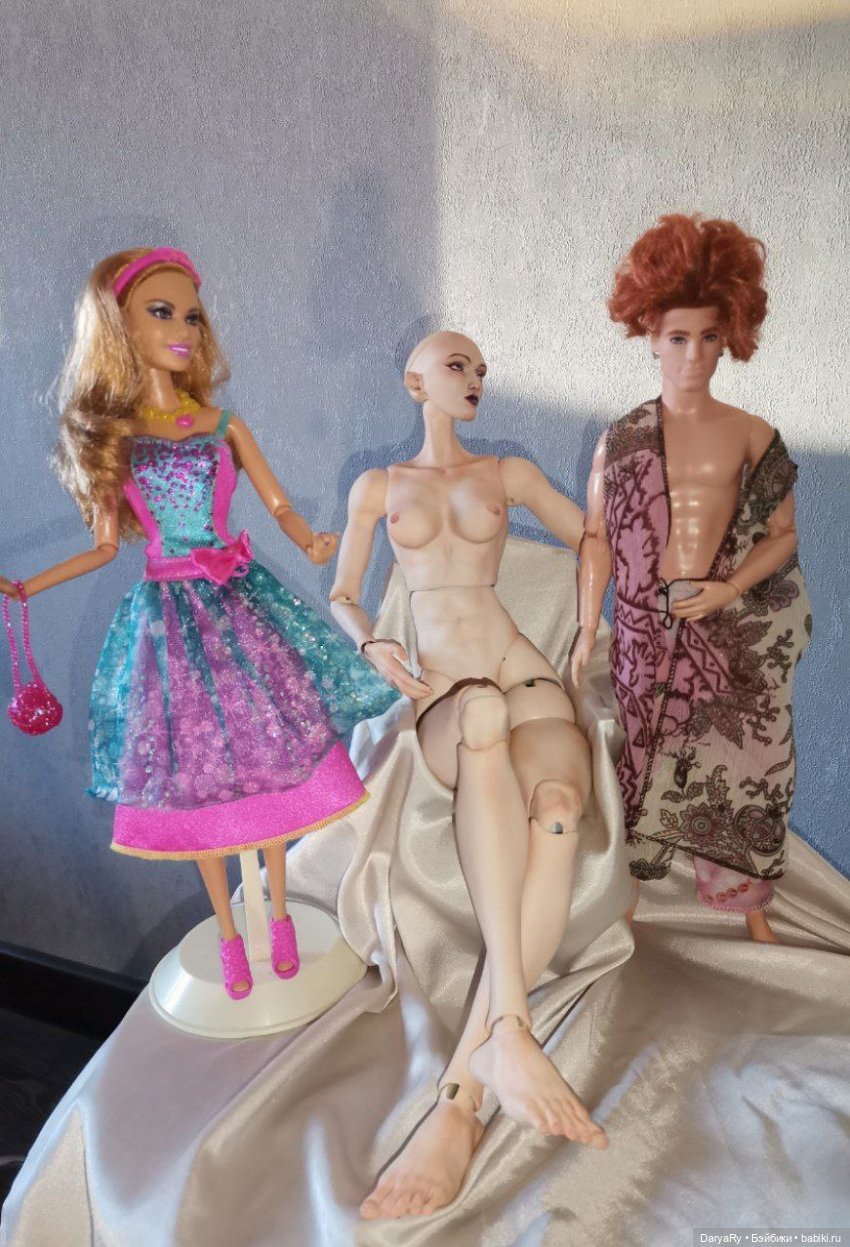 Кукла-качок - Авторская шарнирная кукла с необычным телосложением (фото 3)