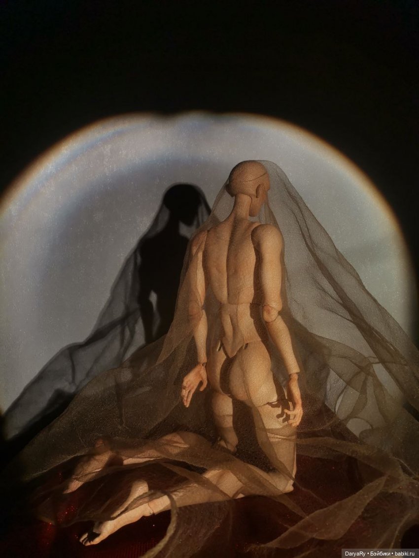 Кукла-качок - Авторская шарнирная кукла с необычным телосложением (фото 2)