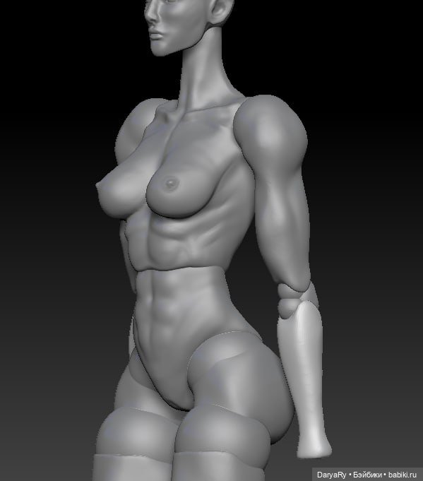 DollDomination - Как я делала куклу-качка (фото 7)