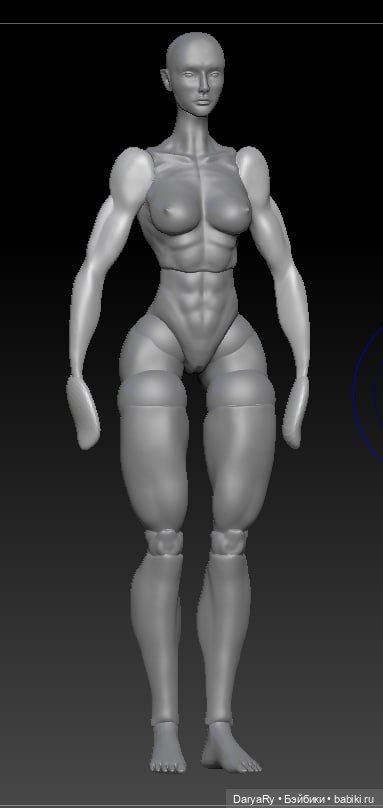 DollDomination - Как я делала куклу-качка (фото 6)