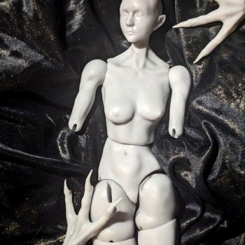 Портретная кукла Сирин девушки с гемипарезом