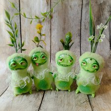 Авторская игрушка цветочные малыши