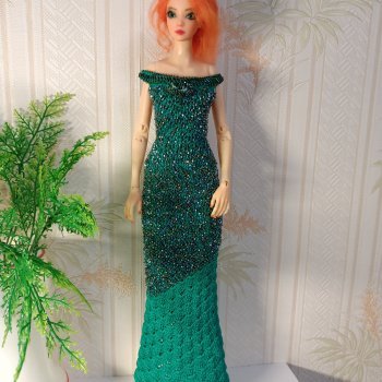 Изумрудное платье из коллекции Парадиз