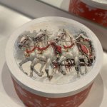 Новогодняя шкатулка « Тройка»