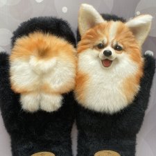 Варежки Корги