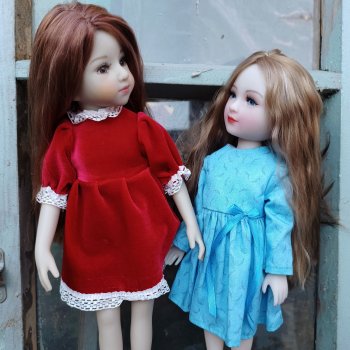 Куколки на прогулке. Maru & Ruby - лучшие подружки!