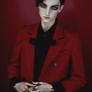 Мужчина в красном