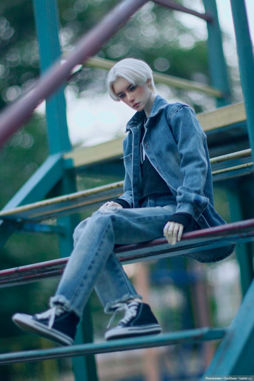 На прогулке — Гибридизация кукол BJD (БЖД): пересадка головы (фото 4)