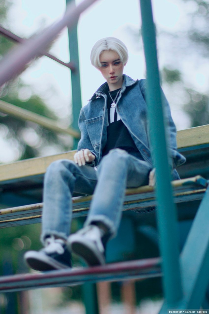 На прогулке — Гибридизация кукол BJD (БЖД): пересадка головы