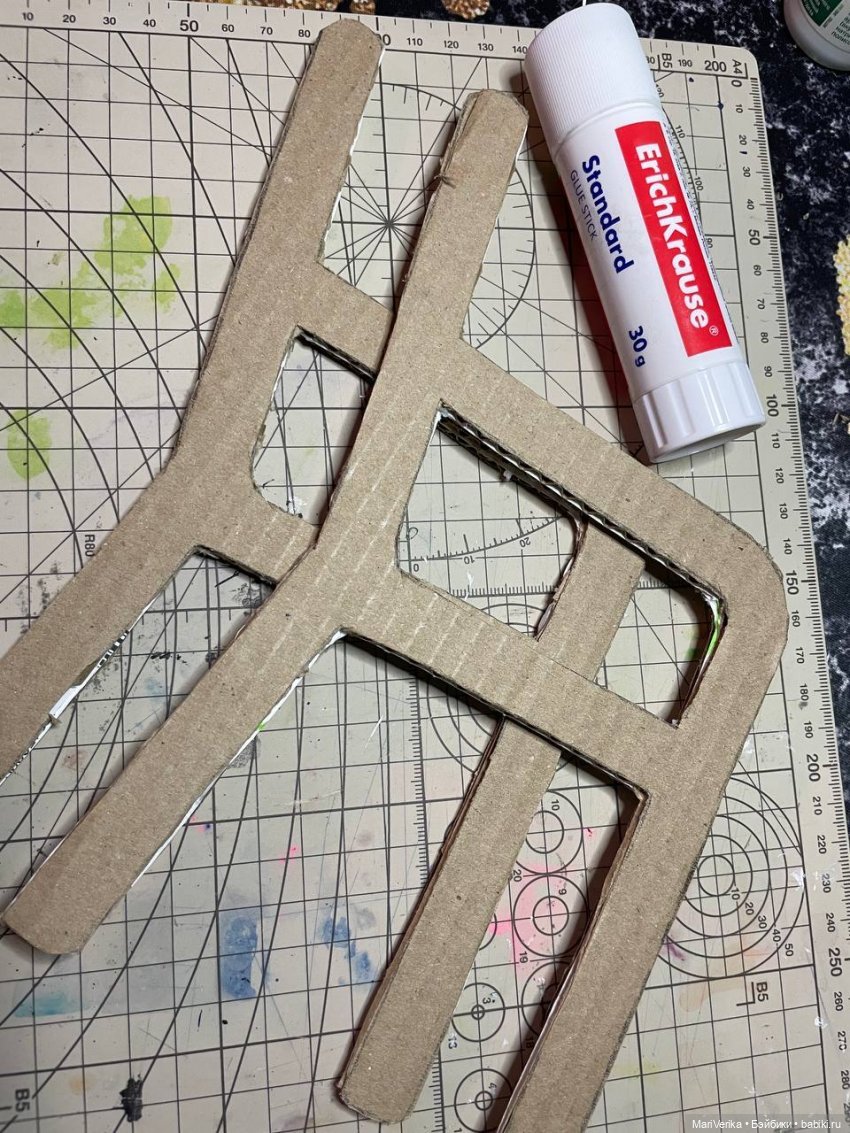 Кресло для бжд из подручных материалов (фото 4)