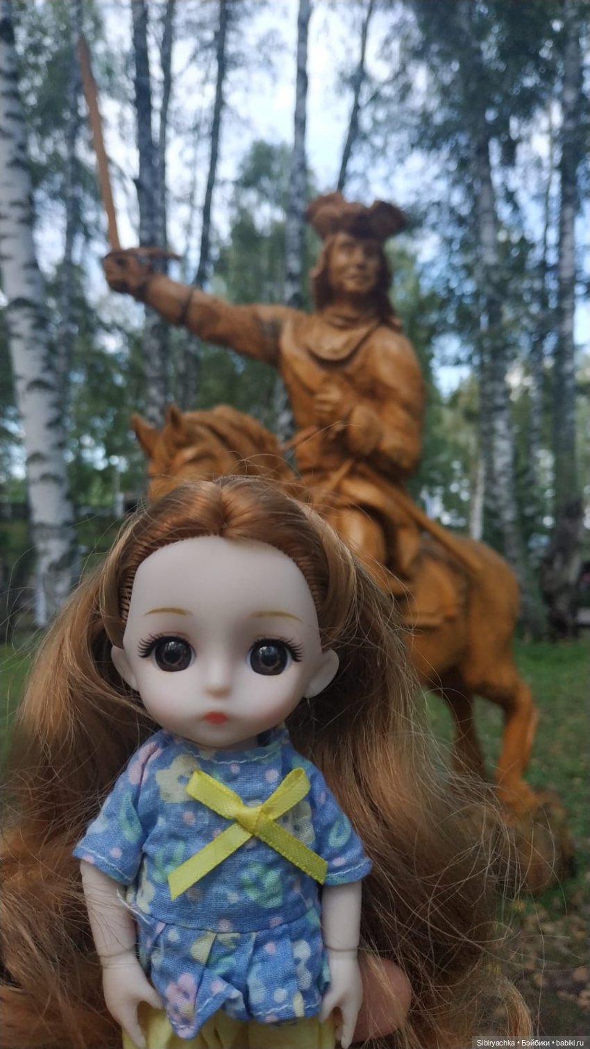 Глаша и Луша гуляют в сельском парке "Околица" (фото 6)