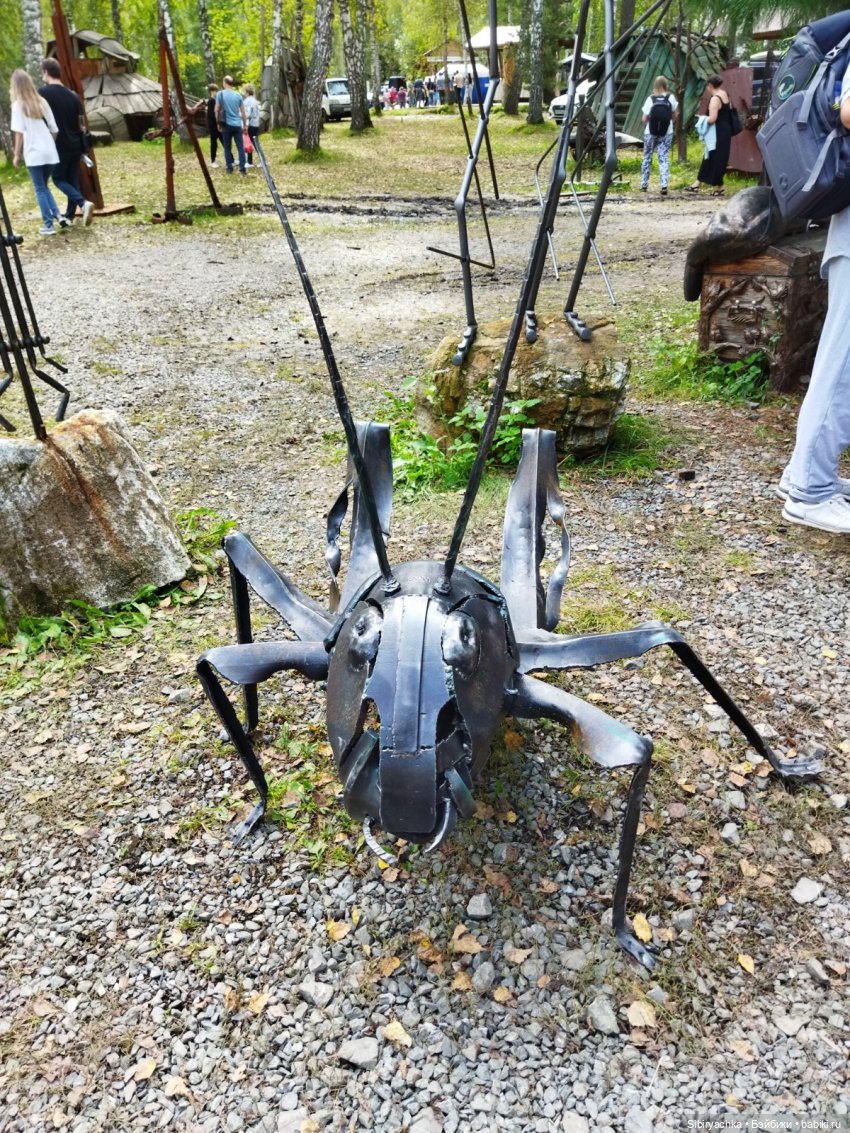 Сельский парк "Околица". Глаша и Луша делятся своими впечатлениями