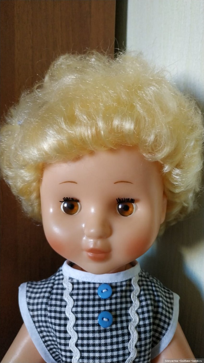 Клетка сейчас в моде | Бэйбики Клетка сейчас в моде — Советские винтажные куклы (СССР): Ленигрушка (фото 2)
