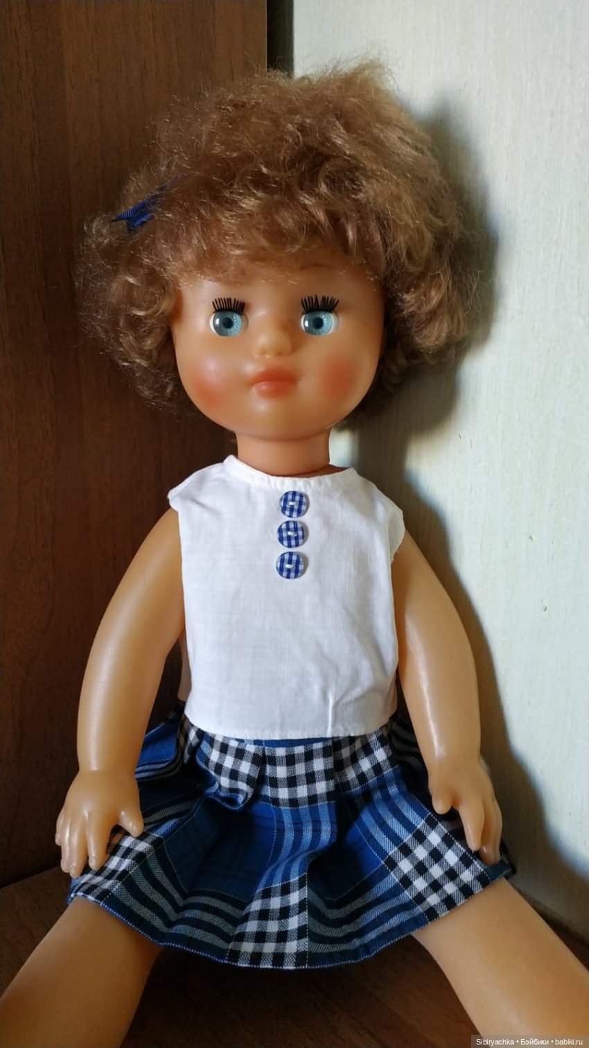 Клетка сейчас в моде | Бэйбики Клетка сейчас в моде — Советские винтажные куклы (СССР): Ленигрушка