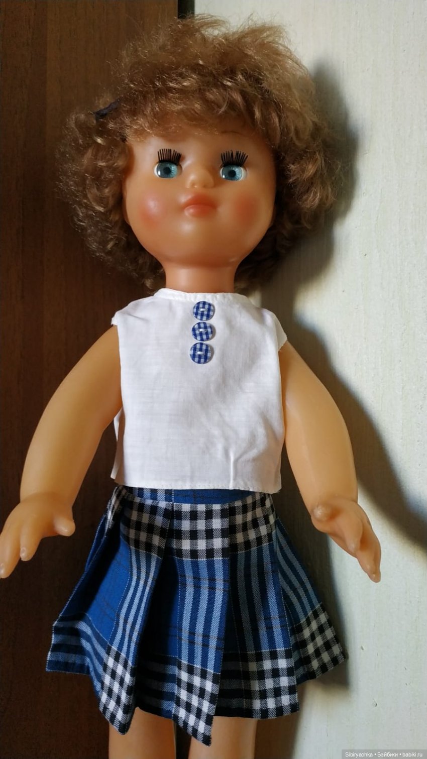 Клетка сейчас в моде | Бэйбики Клетка сейчас в моде — Советские винтажные куклы (СССР): Ленигрушка