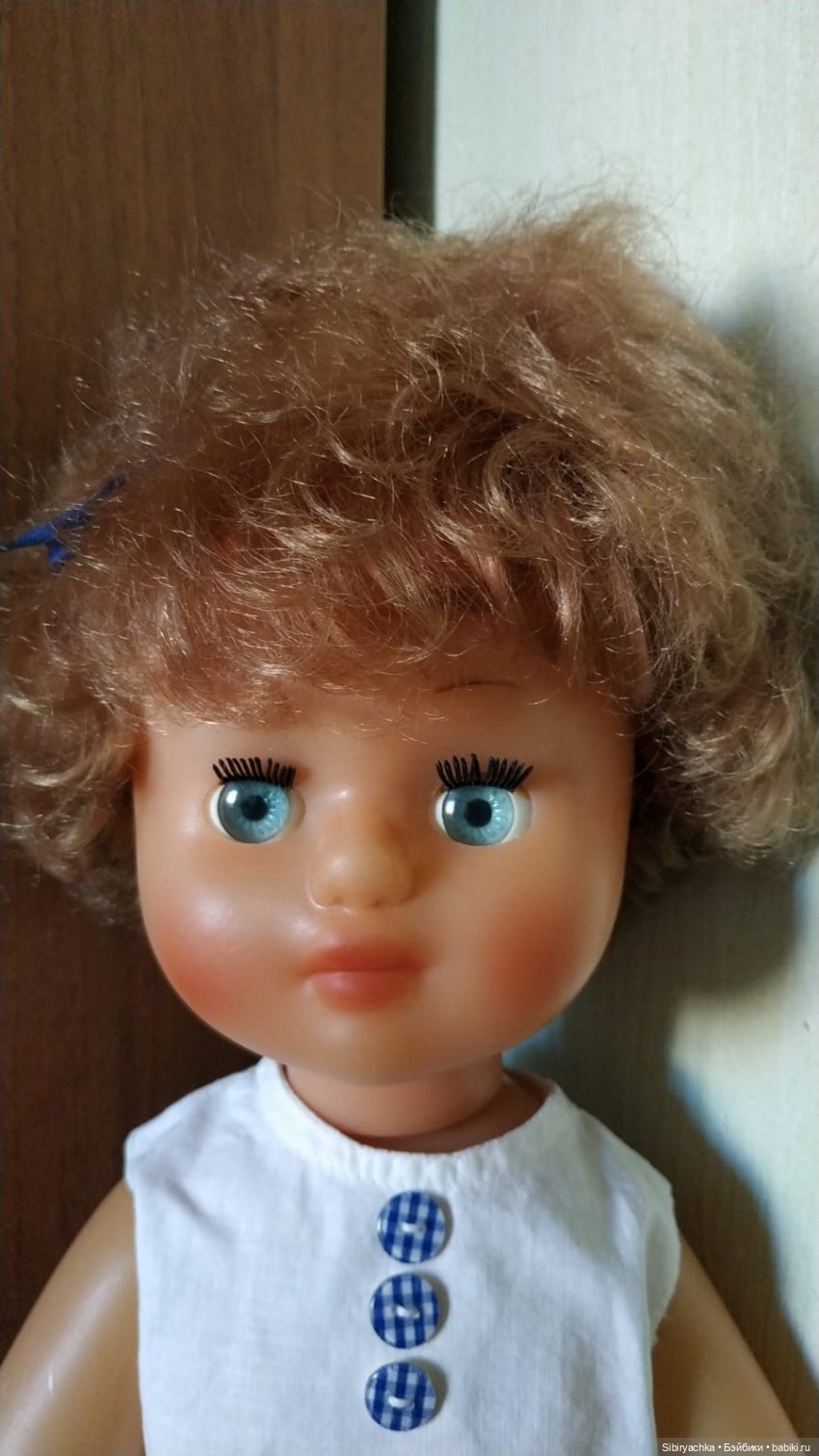Клетка сейчас в моде | Бэйбики Клетка сейчас в моде — Советские винтажные куклы (СССР): Ленигрушка (фото 3)
