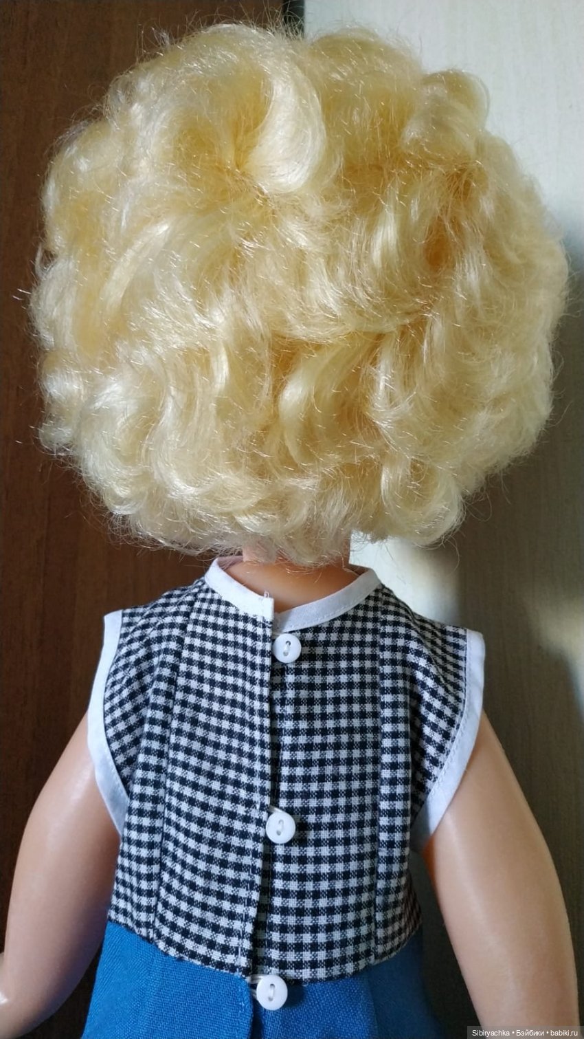 Клетка сейчас в моде | Бэйбики Клетка сейчас в моде — Советские винтажные куклы (СССР): Ленигрушка (фото 9)