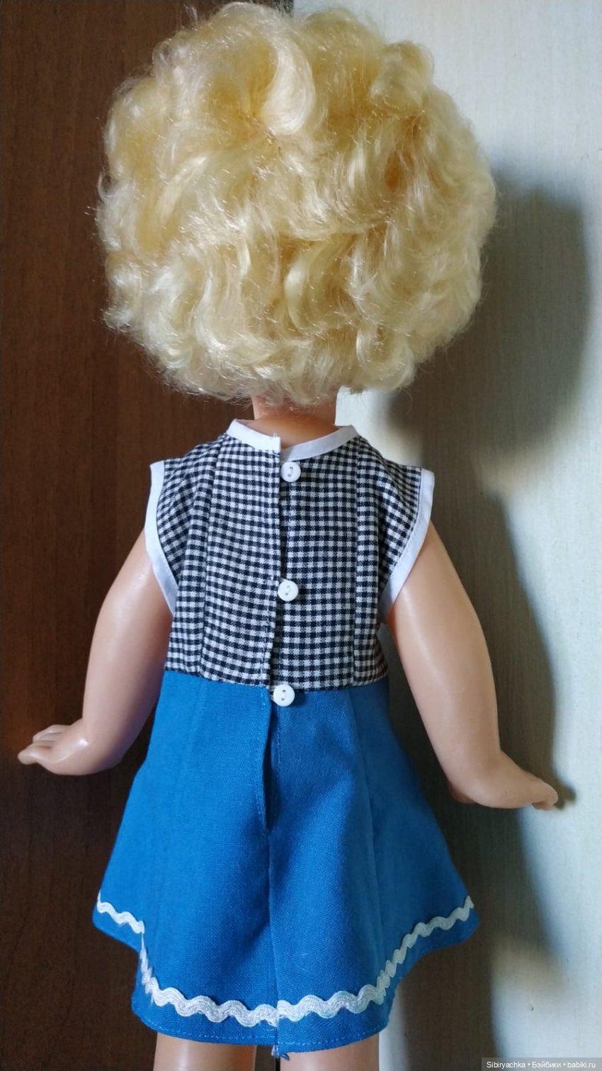 Клетка сейчас в моде | Бэйбики Клетка сейчас в моде — Советские винтажные куклы (СССР): Ленигрушка (фото 10)