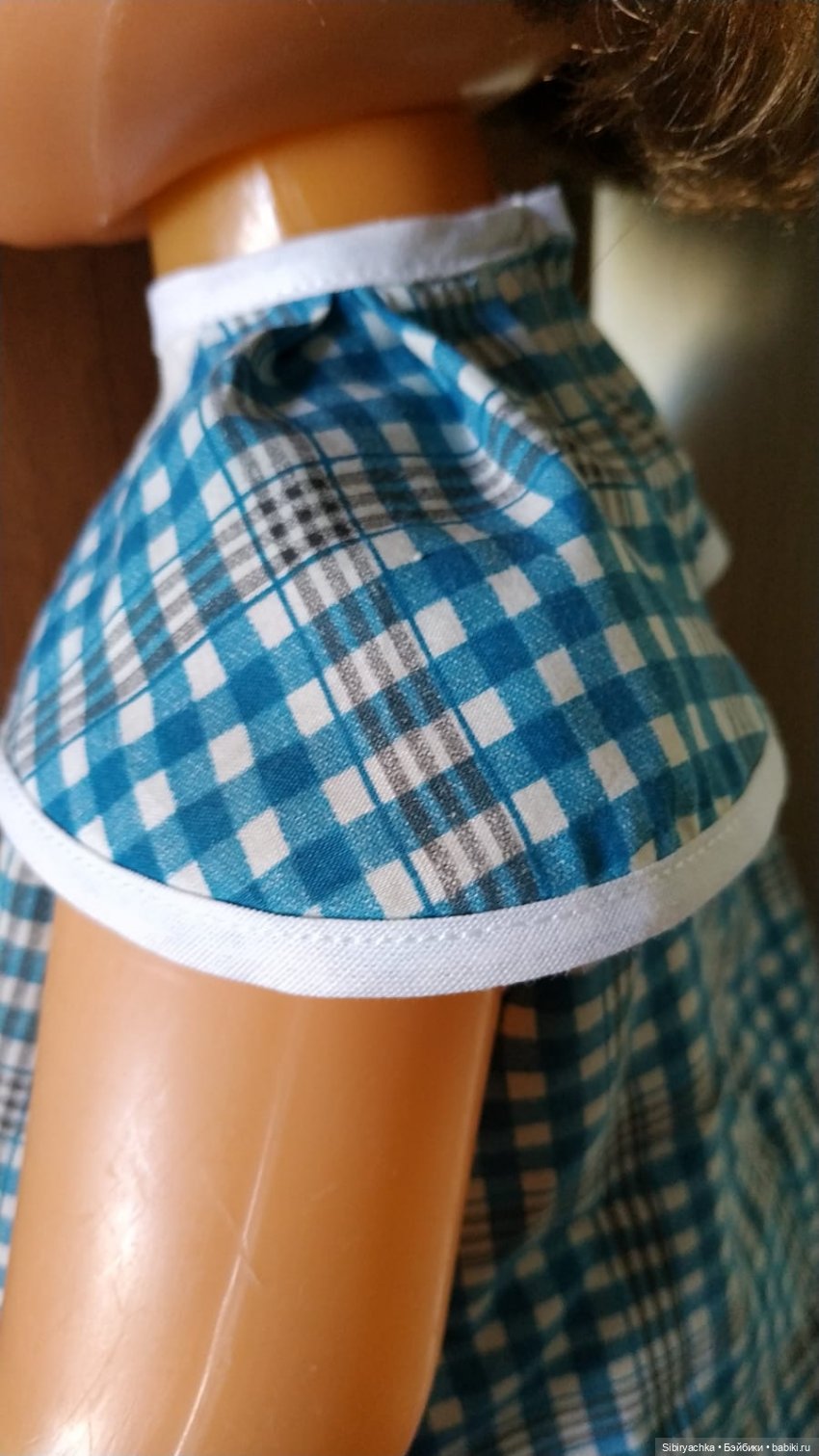 Клетка сейчас в моде | Бэйбики Клетка сейчас в моде — Советские винтажные куклы (СССР): Ленигрушка (фото 6)