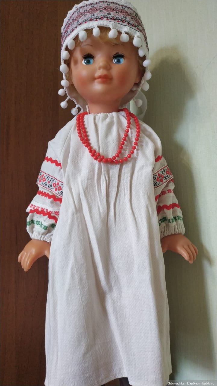 Женечка из Днепропетровска в белорусском народном костюме