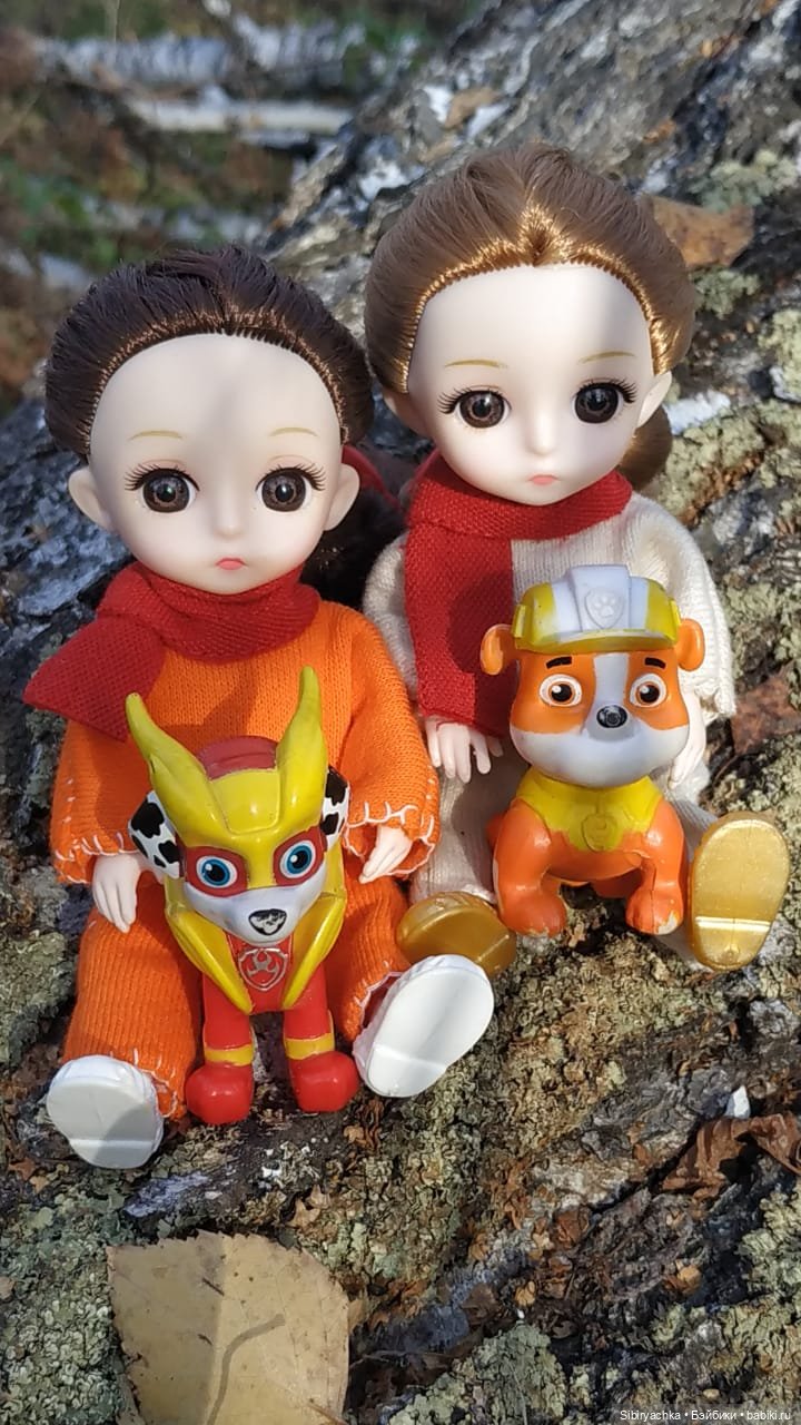 Прогулка с Глашей и Лушей в честь моего первого года на сайте