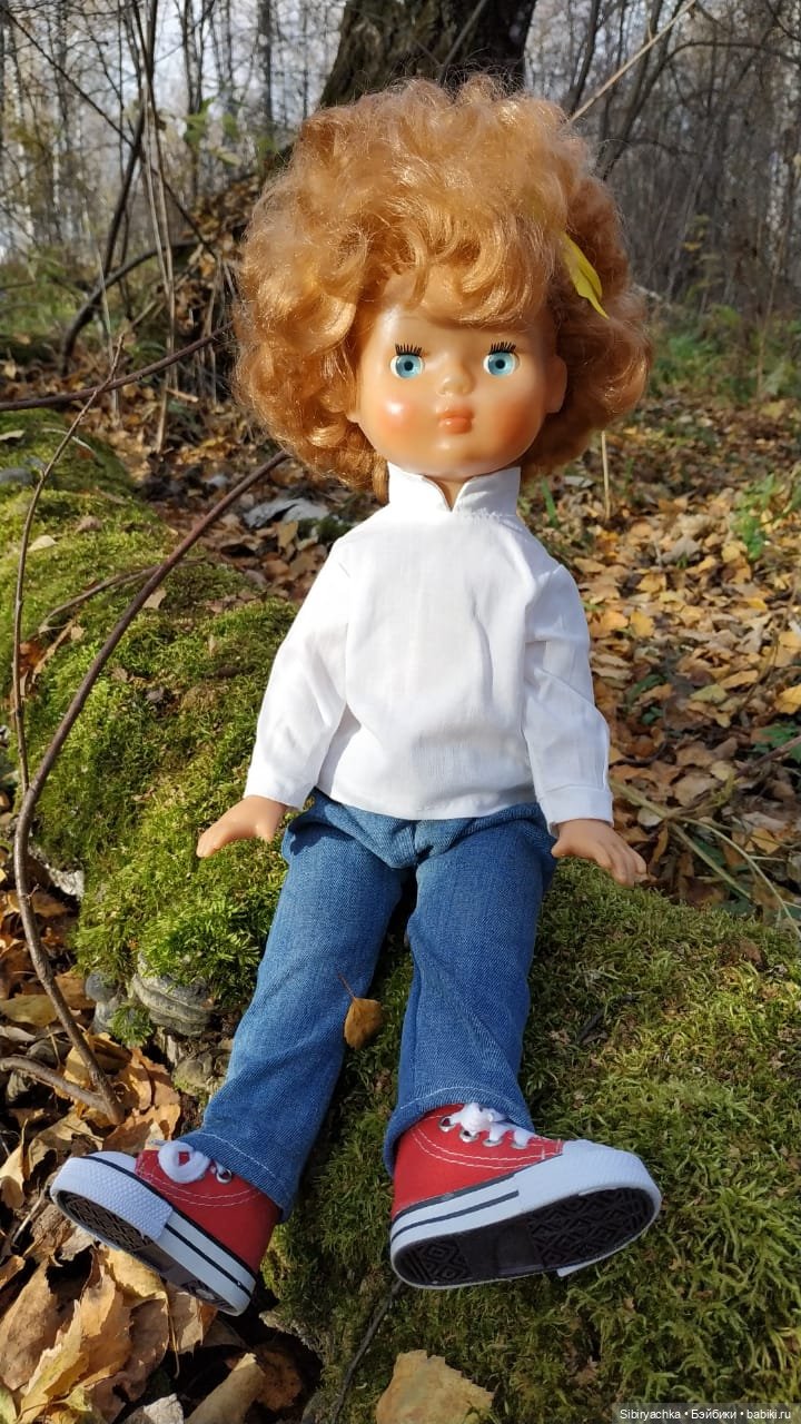 Первая прогулка Виты — Советские винтажные куклы (СССР): Ленигрушка