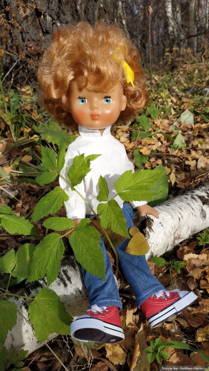 Первая прогулка Виты — Советские винтажные куклы (СССР): Ленигрушка