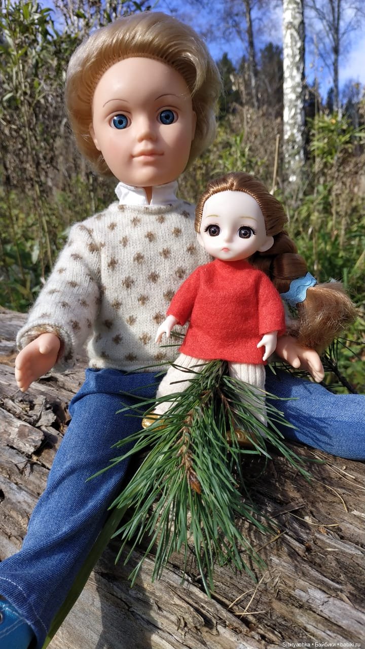 Саша и Глаша в лесу — Игровые куклы разных производителей (Разное): редкие бренды (фото 7)
