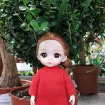 Глаша в отделе цветов.