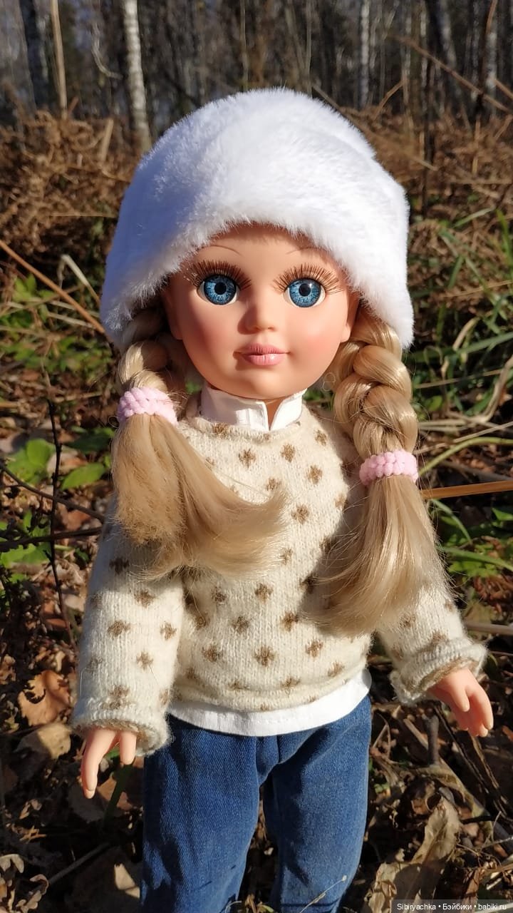 Настя в осеннем лесу — Российские куклы Весна