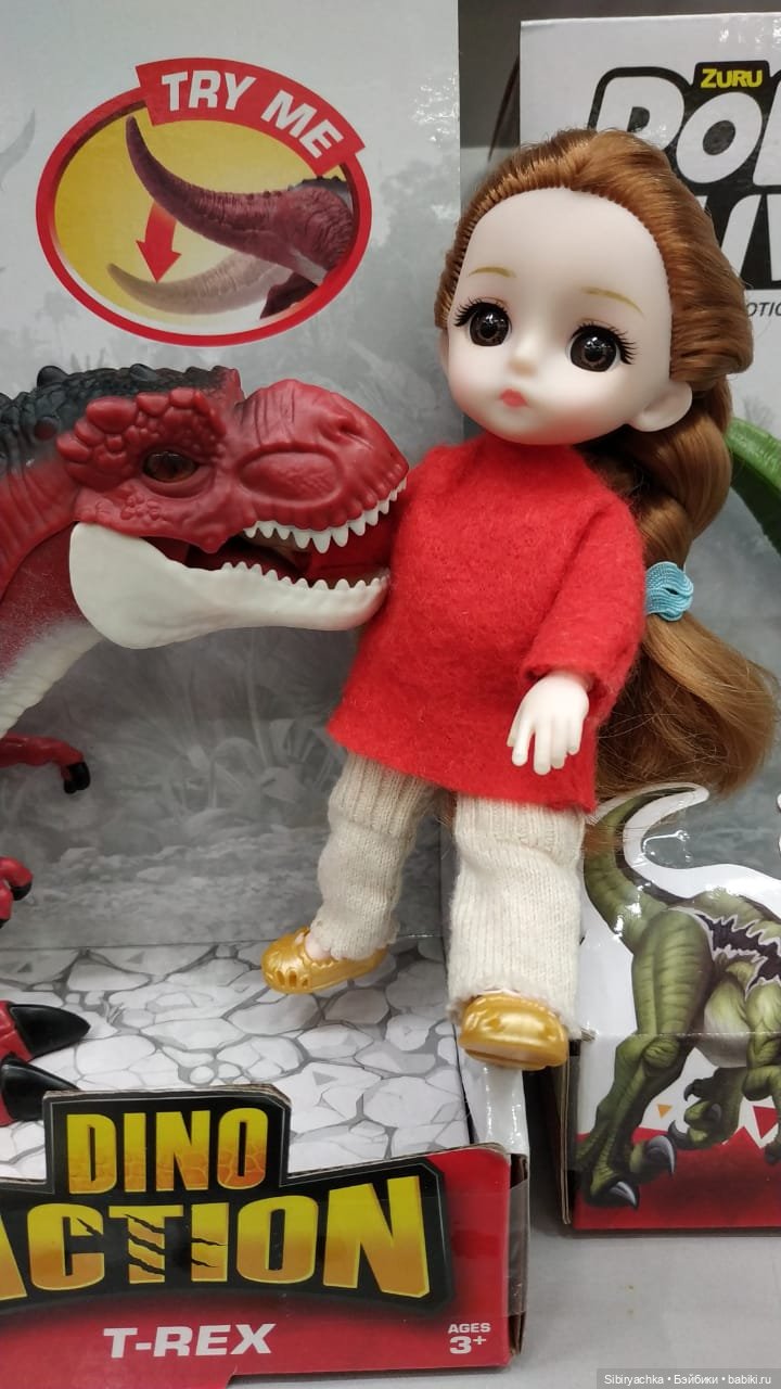 Глаша и динозавры — Игровые куклы разных производителей (Разное): редкие бренды