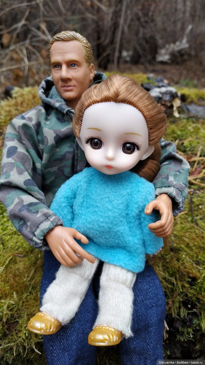 Прогулка дяди Лёни, его друзей и Глаши в лесу