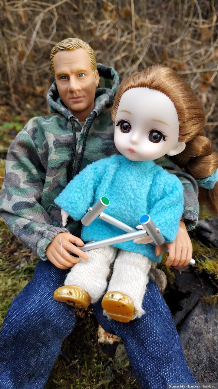 Прогулка дяди Лёни, его друзей и Глаши в лесу