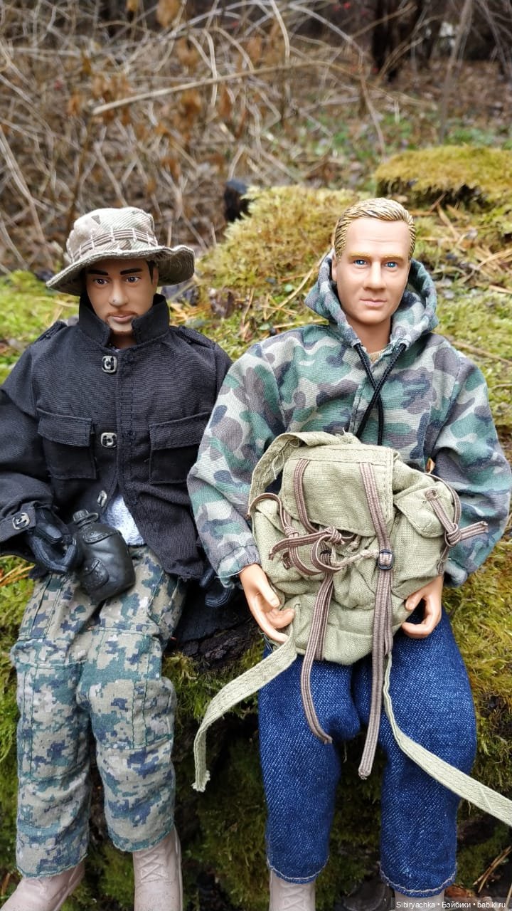 Прогулка дяди Лёни, его друзей и Глаши в лесу