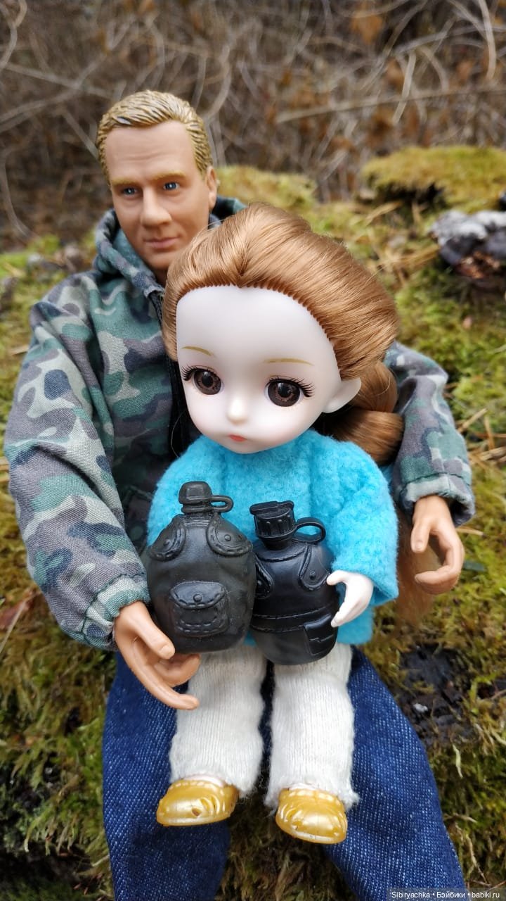 Прогулка дяди Лёни, его друзей и Глаши в лесу