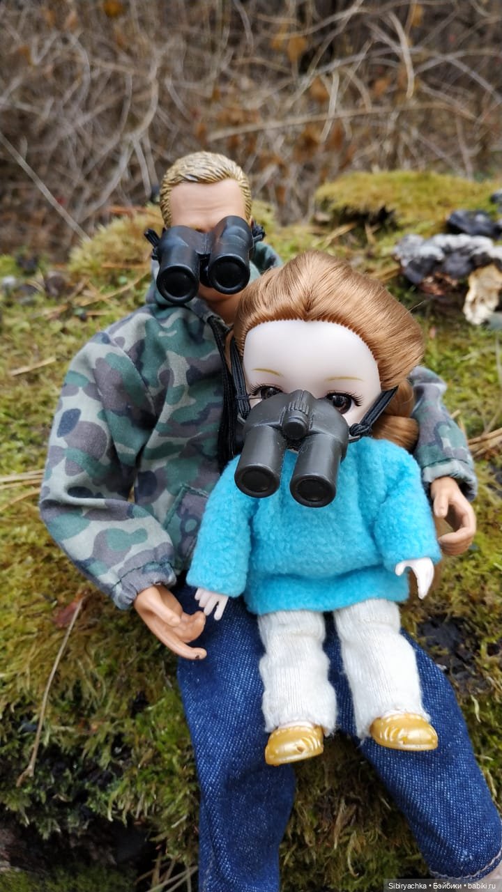 Прогулка дяди Лёни, его друзей и Глаши в лесу