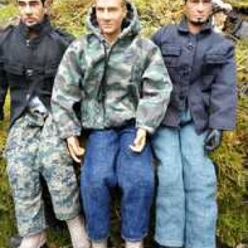 Прогулка дяди Лёни, его друзей и Глаши в лесу.