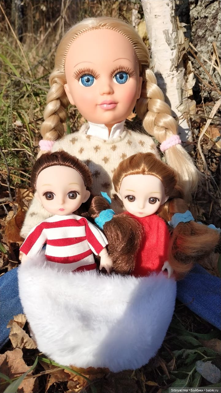 Настя, Глаша и Луша гуляют в лесу (фото 5)