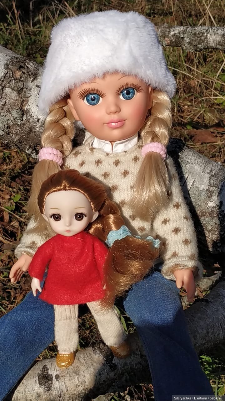 Настя, Глаша и Луша гуляют в лесу (фото 9)