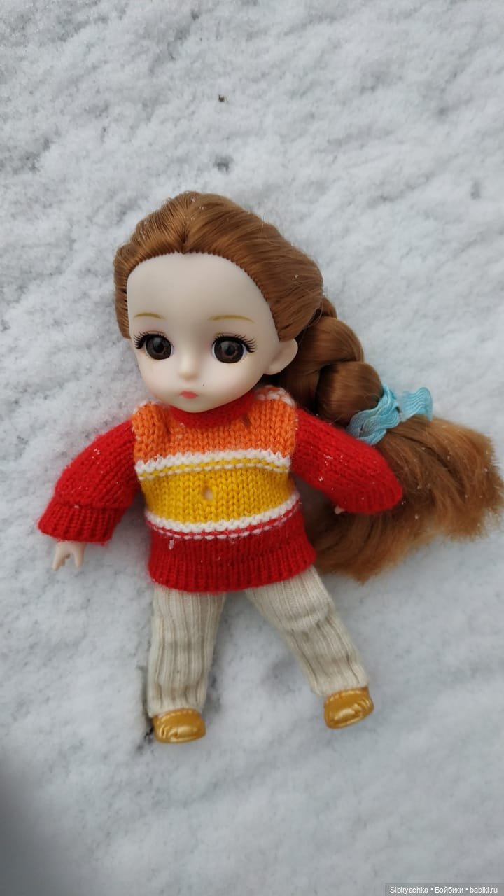 Леонид и Глаша радуются первому снегу (фото 4)