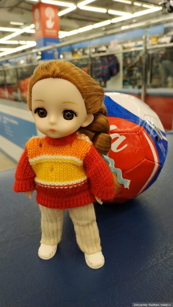 Глаша решила приобщиться к спорту