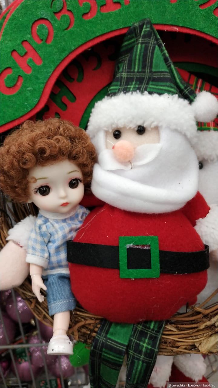 Василёк в новогоднем отделе в Ленте (фото 3)