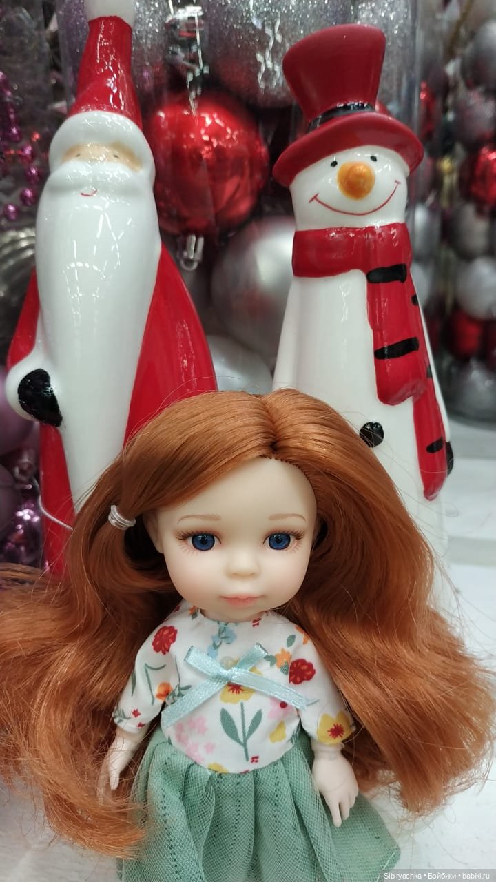 Лизонька и новогодние игрушки