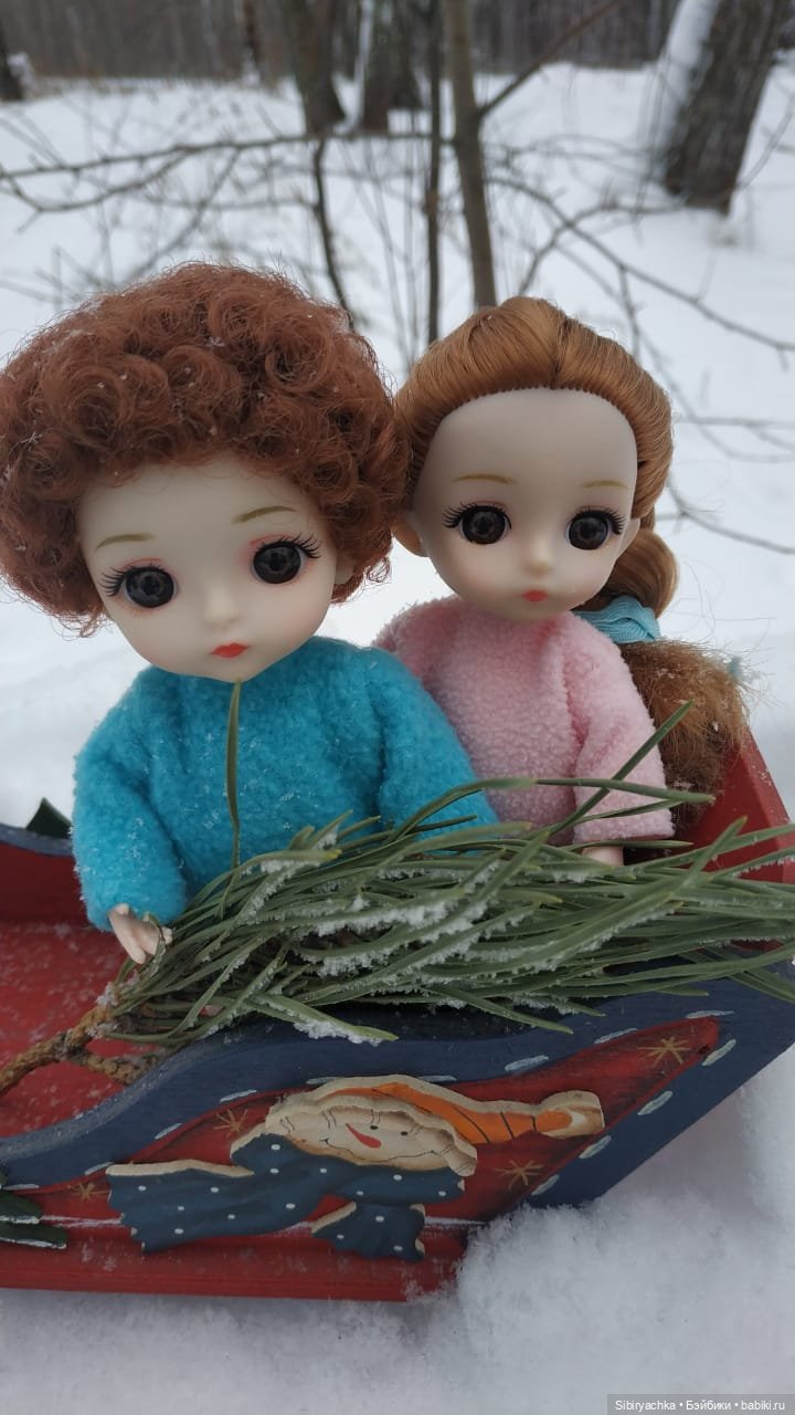 Три друга и одни сани — Игровые куклы разных производителей (Разное): редкие бренды