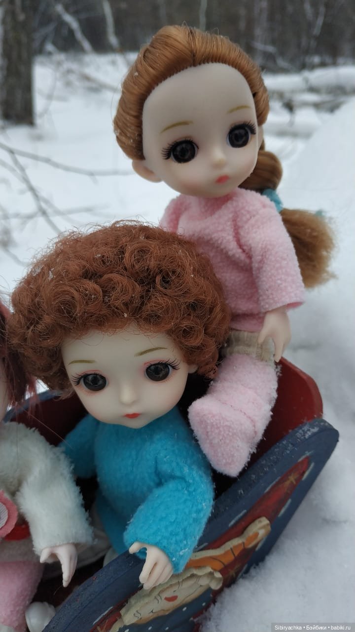 Три друга и одни сани — Игровые куклы разных производителей (Разное): редкие бренды