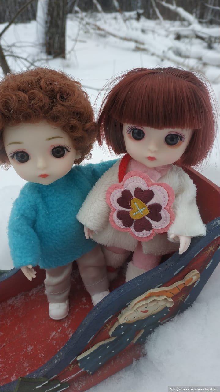 Три друга и одни сани — Игровые куклы разных производителей (Разное): редкие бренды
