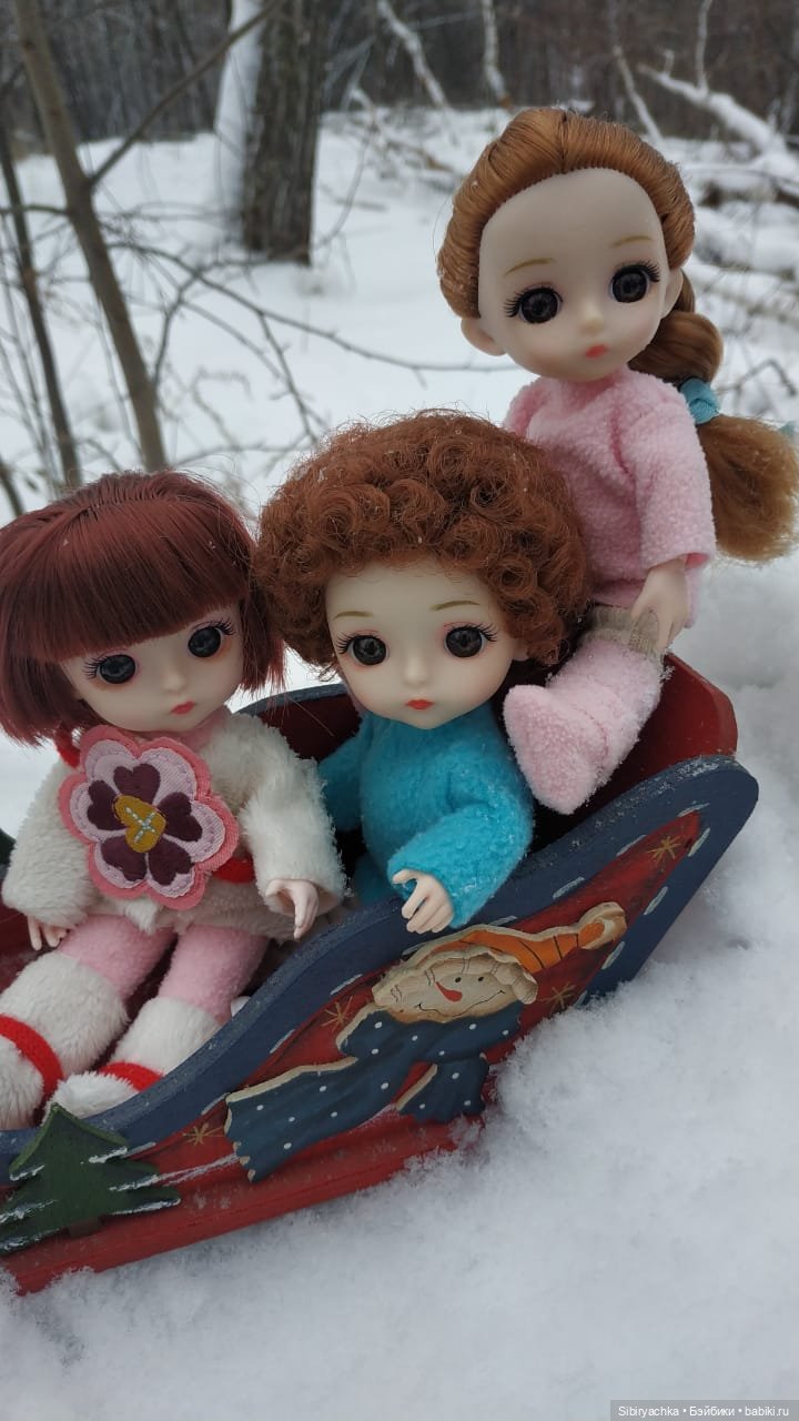 Три друга и одни сани — Игровые куклы разных производителей (Разное): редкие бренды