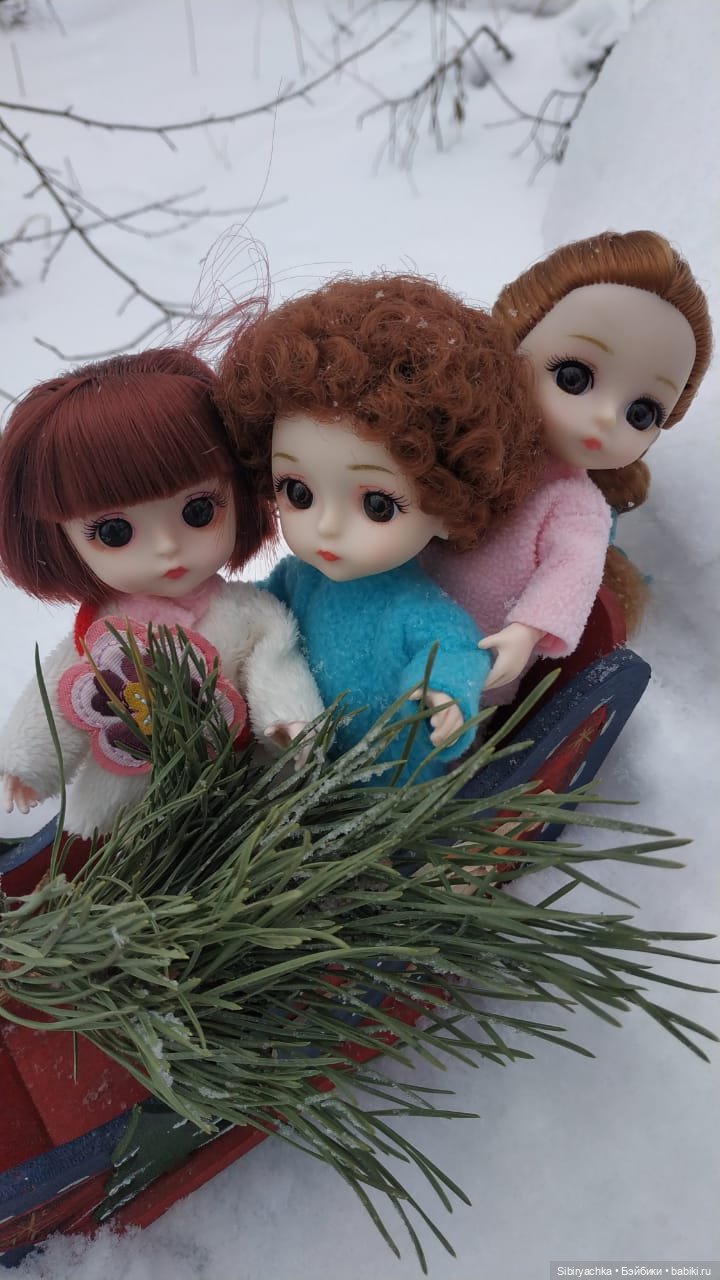 Три друга и одни сани — Игровые куклы разных производителей (Разное): редкие бренды