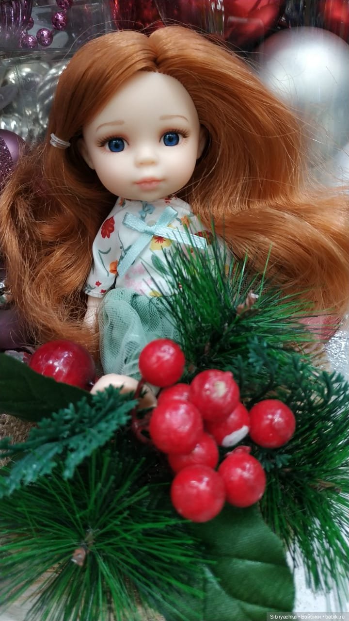 Лизонька и новогодние игрушки